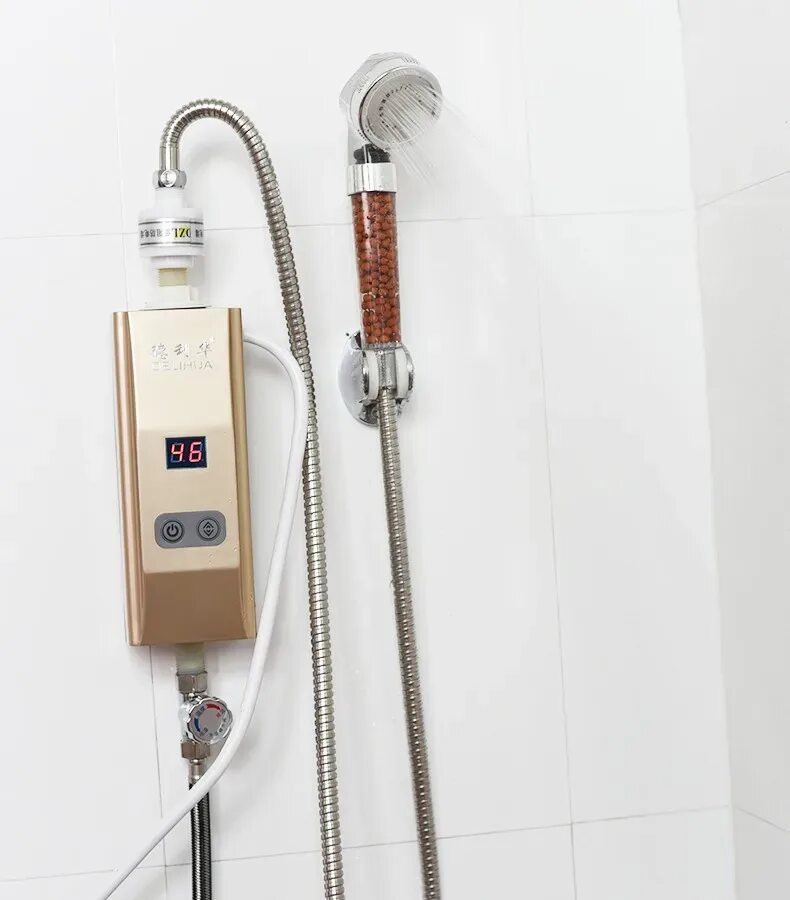 Нагреватель воды проточный электрический на кран для душа. DSK-ev2 водонагреватель проточный. Водонагреватель проточный Florence DSK-75ev2.