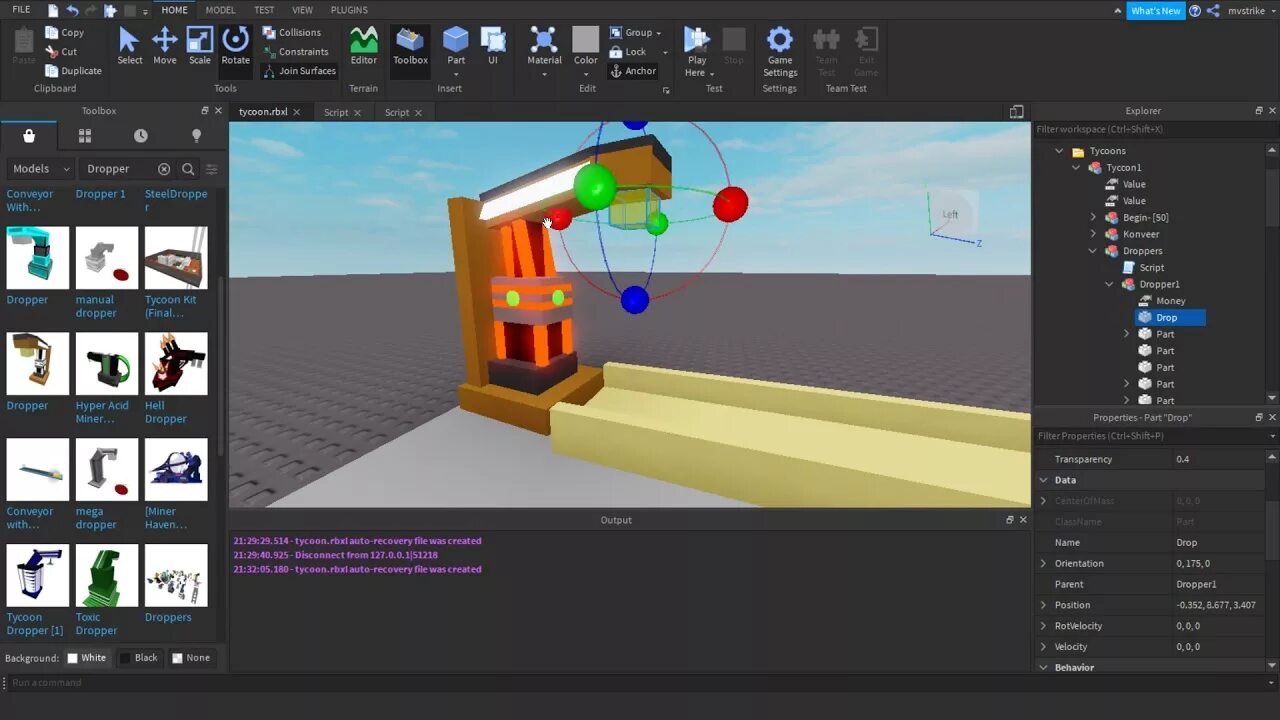Как сделать инвентарь в роблокс студио. The Dropper РОБЛОКС. Roblox Tycoon Dropper. ДРОППЕР Голден РОБЛОКС. Dropper Roblox фото.