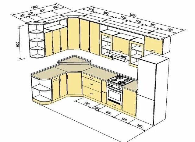 Онлайн конструктор кухни. Спроектируйте собственную кухню в 3D House design, Flo