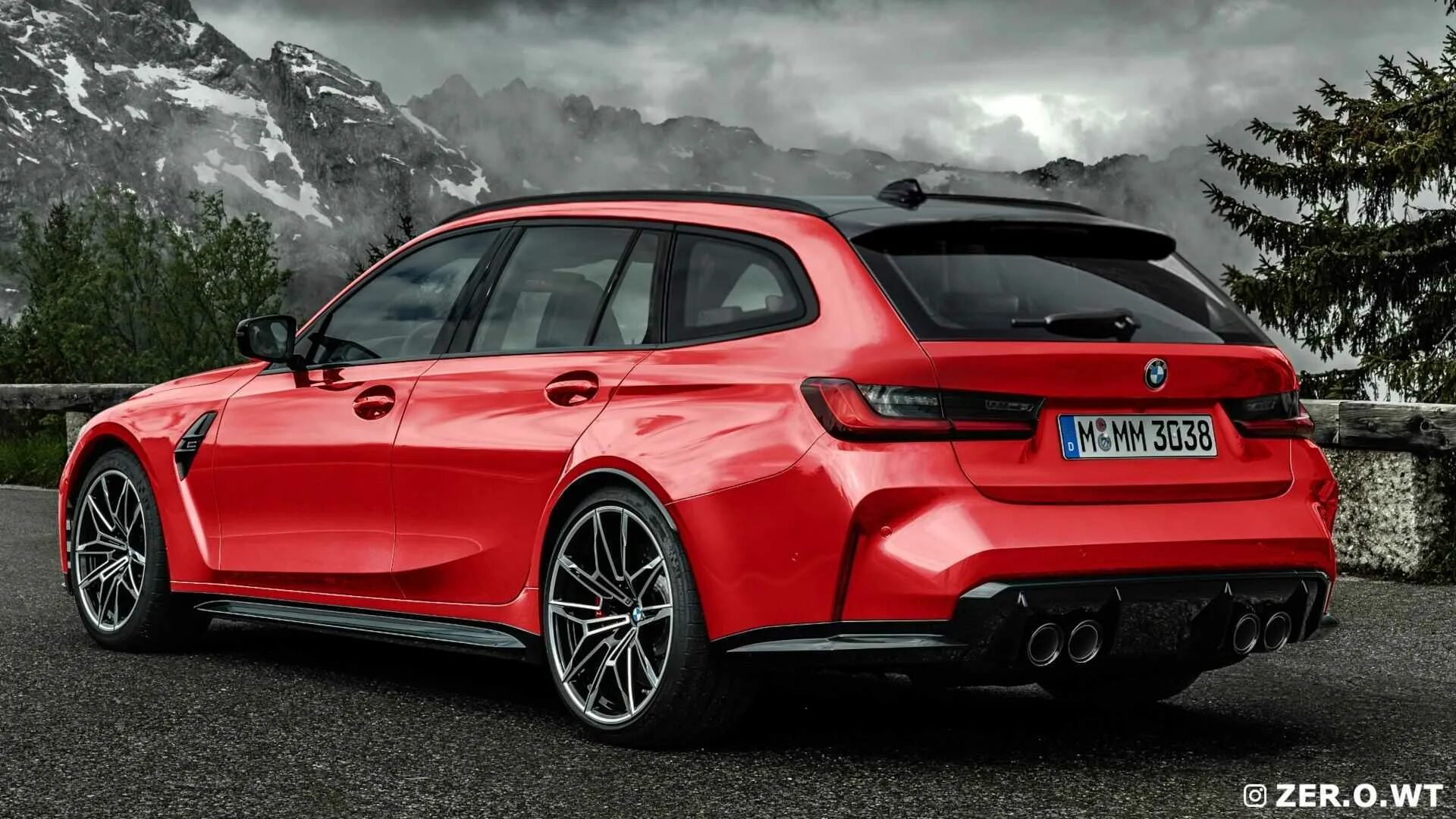 BMW M5 Touring заметили на тестах почти без камуфляжа