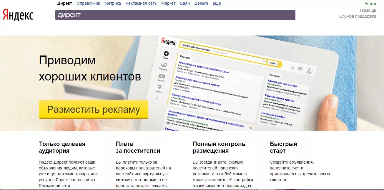Показы объявлений директ. Показы объявлений директ