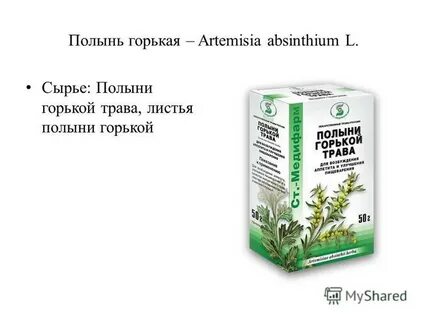 Как пить полынь