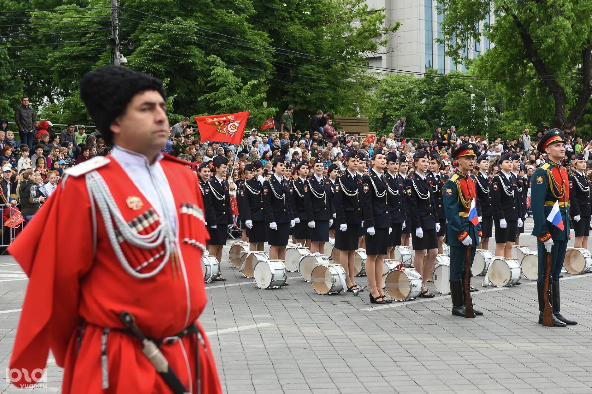 Парад Краснодар 2009. Первый парад в Краснодаре. Краснодар парада