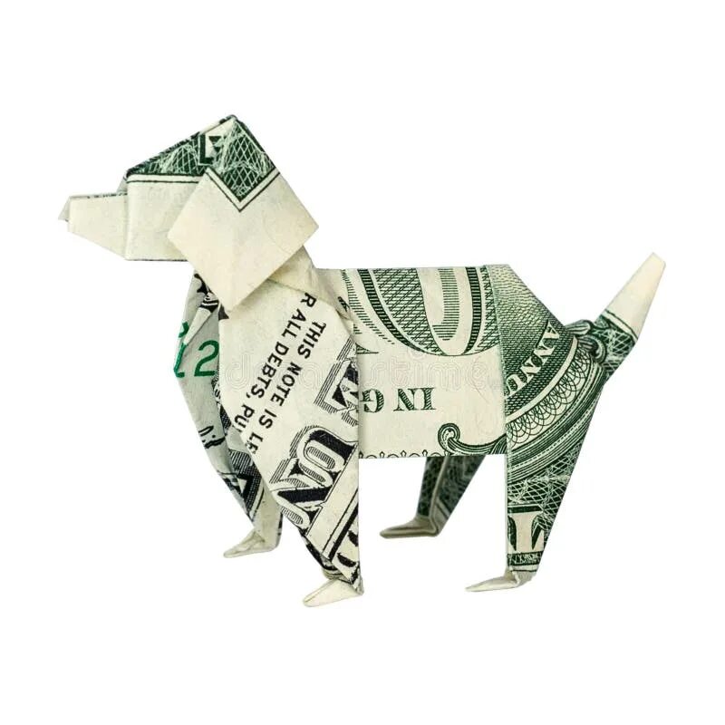 Money pet. Собака из денег. Оригами из денег тигр. Оригами из денег собака. Оригами из долларовых купюр.