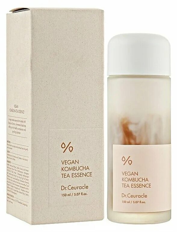 Dr ceuracle vegan kombucha essence. Dr.ceuracle Веганская крем-эссенция с чаем Комбуча Vegan Kombucha Tea Essence, 150 мл. Комбуча эссенция Dr ceuracle. Веганская крем-эссенция с комбучей Dr. ceuracle. Эссенция для лица Vegan Kombucha Tea Essence 150ml (Dr.ceuracle).