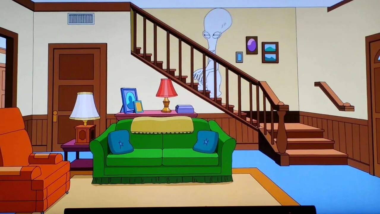 Американский папаша дом внутри. Papa room. Дом смитов американский папаша. Dad room. Интерьер карла ларссона.