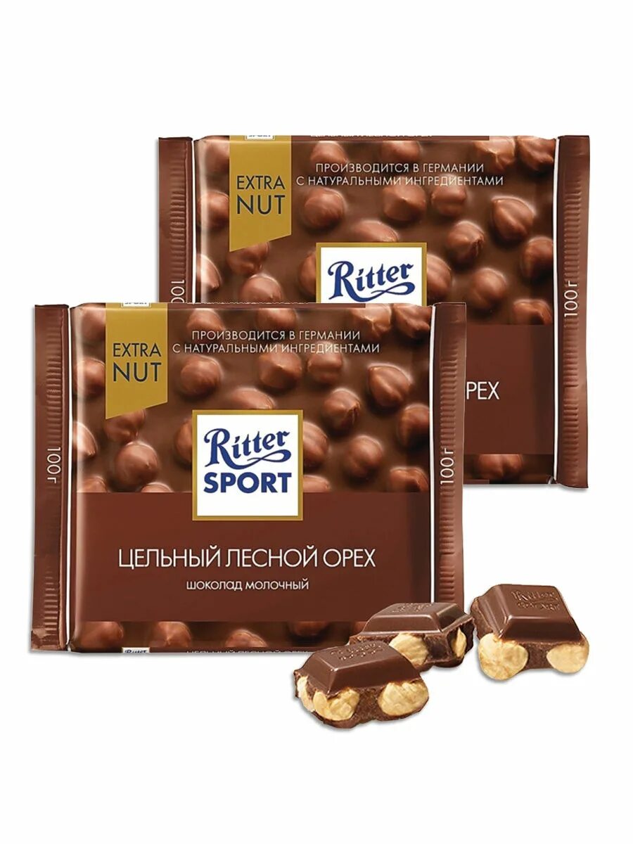 Шоколад орех ritter sport. Шоколад Риттер спорт цельный Лесной орех. Шоколад Ritter Sport 100гр. Ritter Sport молочный с фундуком. Шоколад Ritter Sport цельный Лесной орех 100 г.