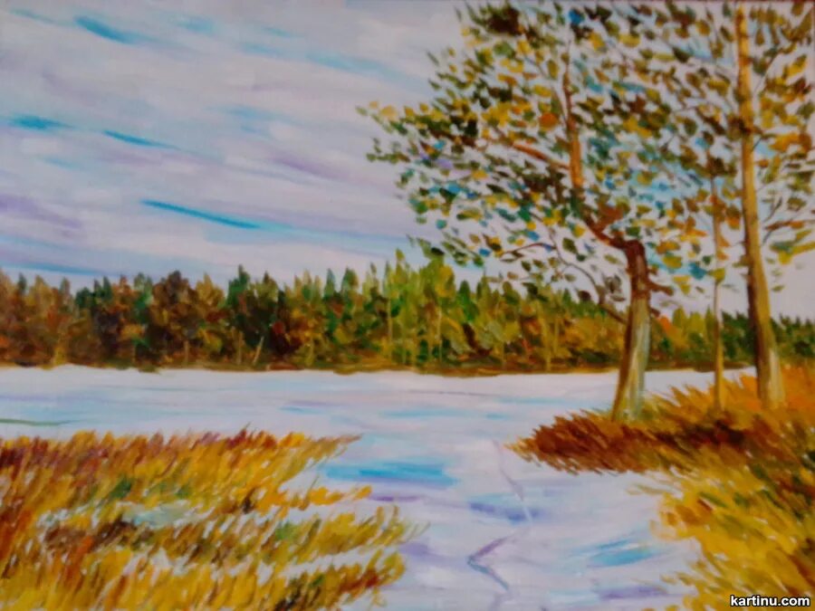 весенний пейзаж. весенний пейзаж гуашью. рисование весеннего пейзажа. весенний пейзаж. весенний пейзаж акварелью для детей.