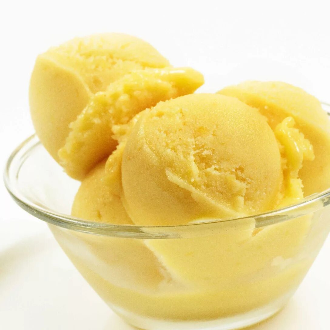 Джелато манго. Мороженое из пюре манго в мороженице. Заварной манговый крем. Mango cream. Крем манго.