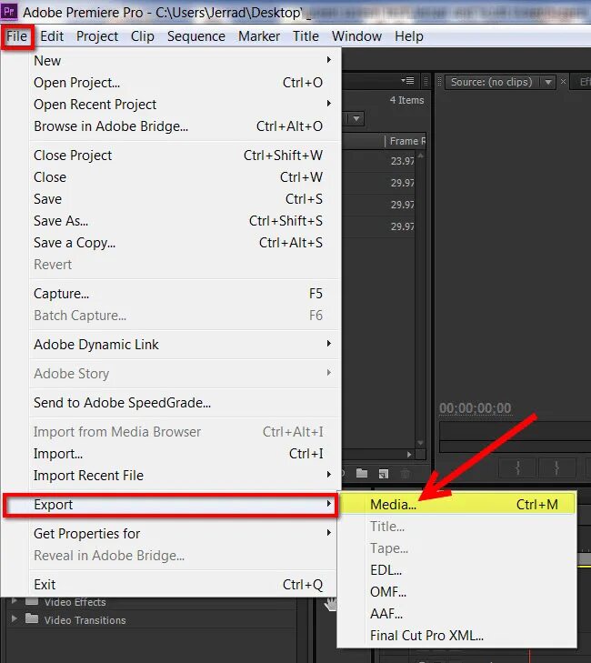 Как экспортировать видео в adobe. Адоб премьер. Export XML Premiere Pro. Premiere Pro файл. Premiere Pro меню файл.