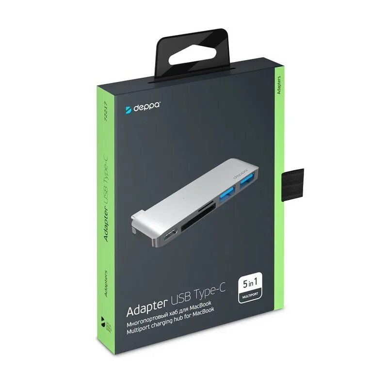 Deppa usb type c. Usb-концентратор deppa usb type-c. deppa адаптер usb-c. адаптер deppa для macbook, usb-c, 5в1. картридер deppa 72217.