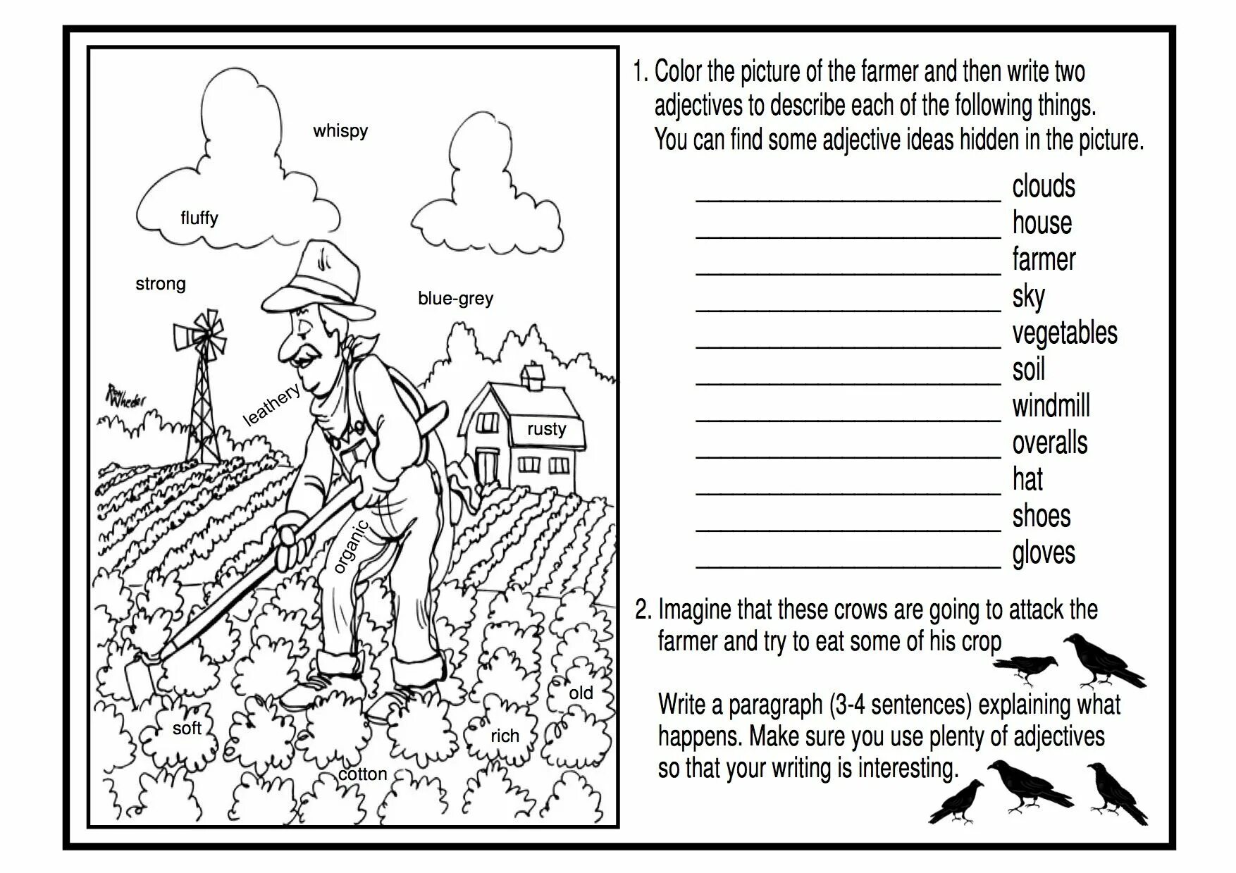 Colour adjectives. Adjectives Worksheet for a1. Describing a picture Worksheets for Kids. Describe the picture for Kids Worksheets. Adjectives rich