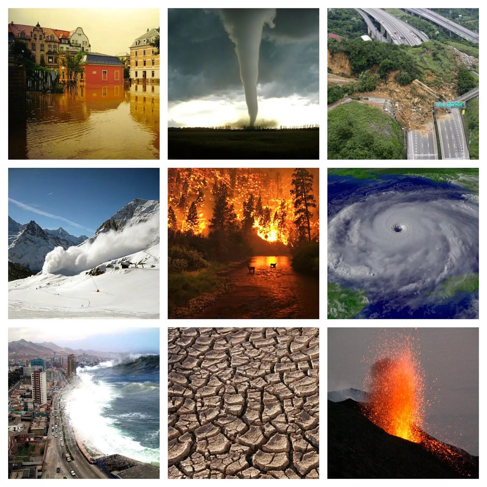 Types of natural. Стихийные бедствия. Катастрофы природного характера. Природные стихии. Стихийные бедствия коллаж.