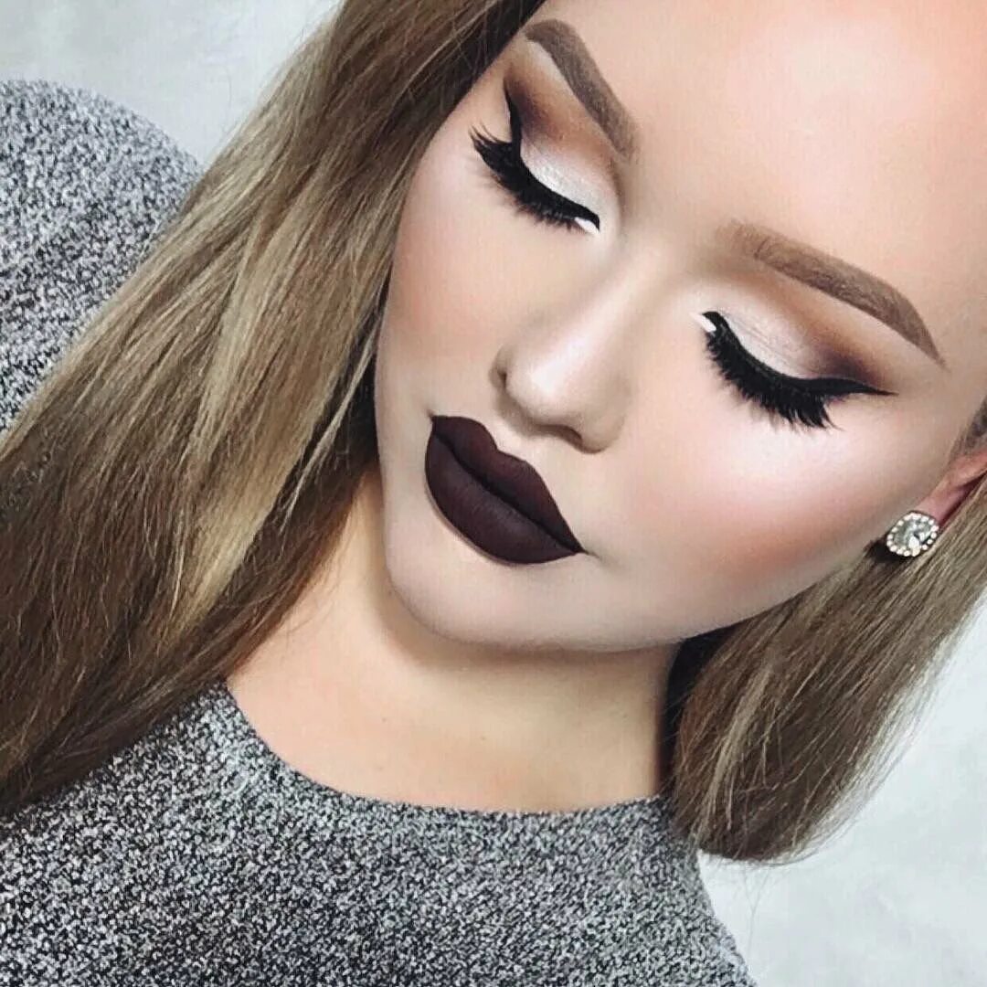 Макияж NIKKIETUTORIALS. Темный макияж. Черный макияж. Макияж темный Вечерний. Мейк мейк фастер фастер