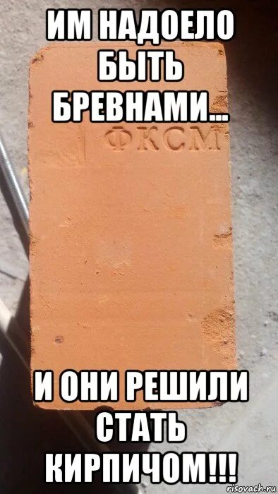 Надоело быть профи. Шутки про кирпич. мемы про кирпич. надоело быть. круглый кирпич мем.