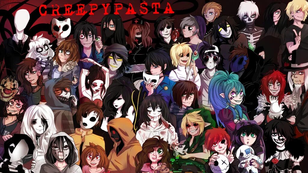 Creepypasta wiki. Крипипаста вся команда. Крипипаста особняк крипипасты. Имена персонажей крипипасты.