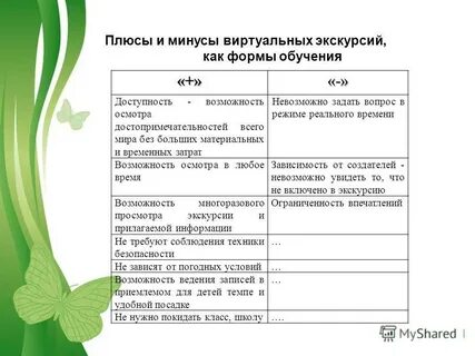 Плюсы экскурсий
