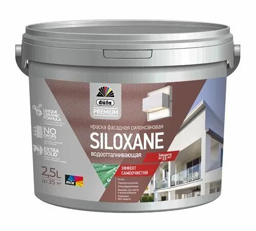 Premium paints. Краска фасадная силоксановая Dufa Premium siloxane. Краска для фасадов Dufa Premium siloxane база1 10 л. Краска фасадная акрил-силоксановая Dufa Premium siloxane база 1 2,5 л.. Краска силоксановая Dufa Premium siloxane матовая.