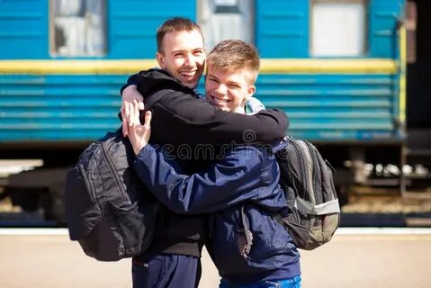 Встреча 2 друзей