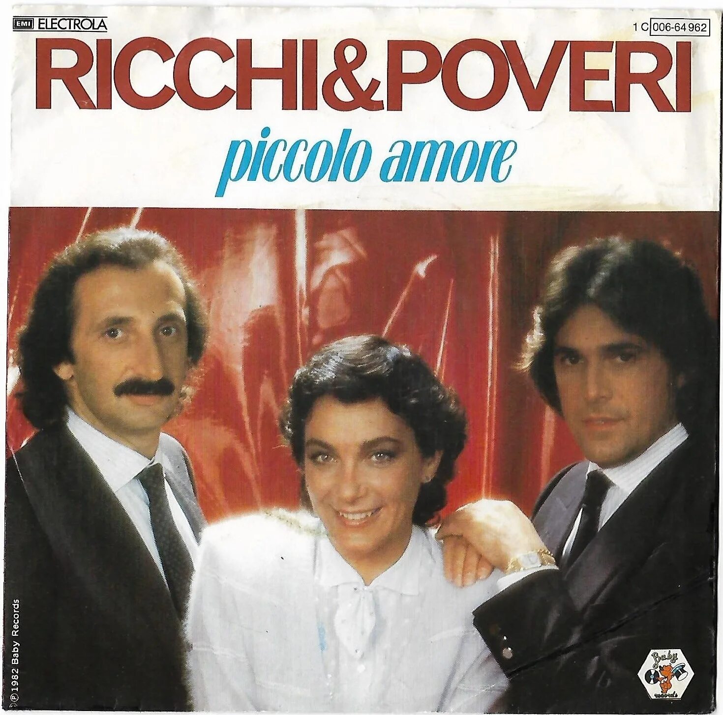 Группа Ricchi e Poveri. Ricchi e Poveri в молодости. Группа Ricchi e Poveri в молодости. Ricchi e Poveri - piccolo Amore обложка. Рикке э повери песни