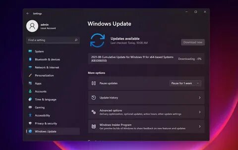 Windows setup program