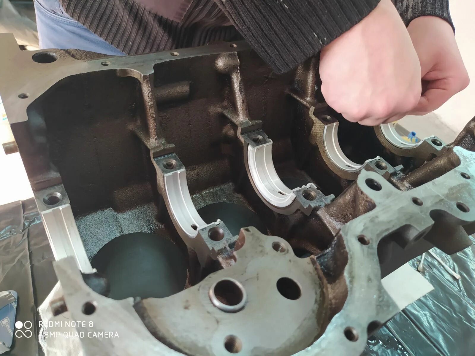 Как заменить вкладыши на двигателе Вкладыши BMW N57 DRIVE2