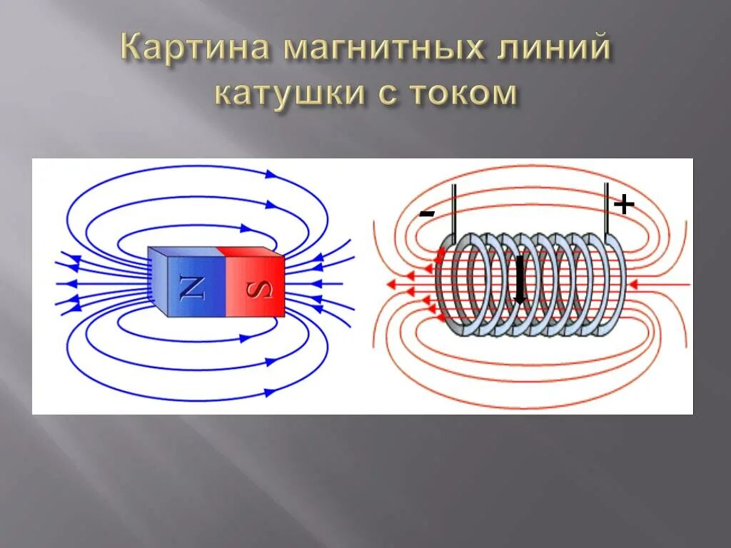 Магнитное поле катушки с током определение. Линии магнитной индукции в катушке. Магнитные линии вокруг катушки с током. Катушка с током направление линий магнитной индукции. Электромагнитная катушка полюса.