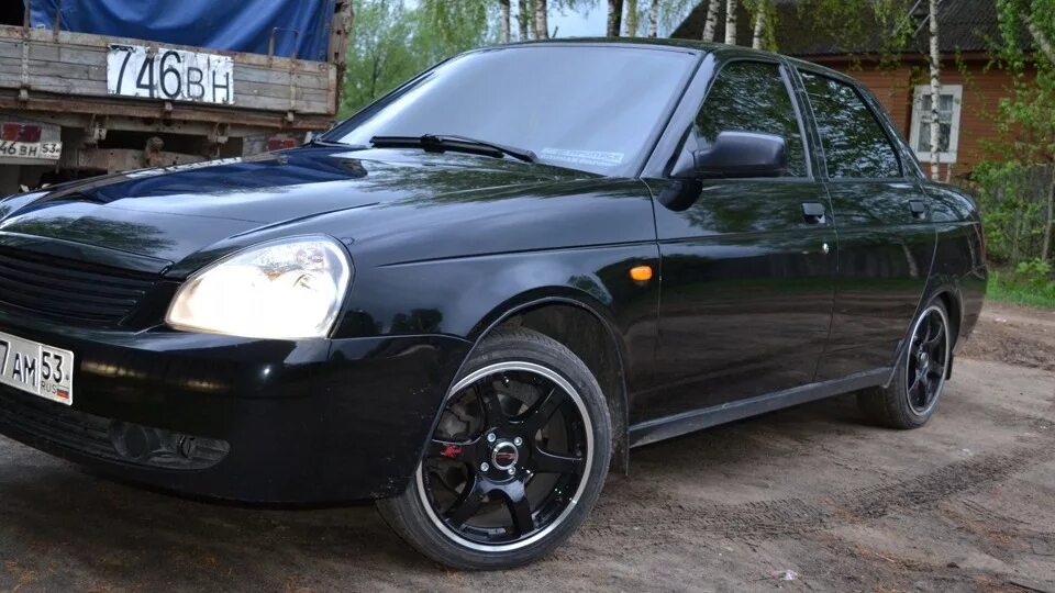 Обновил Дисочки - Lada Приора седан, 1,6 л, 2007 года колёсные диски DRIVE2
