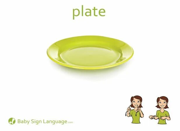 He put the plates