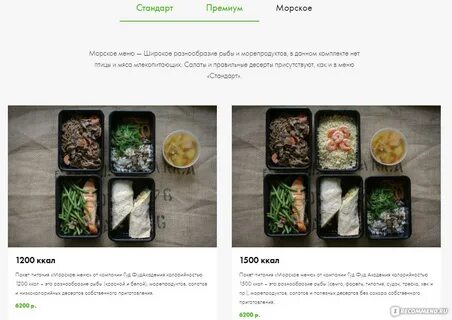 Меню гуд фуд