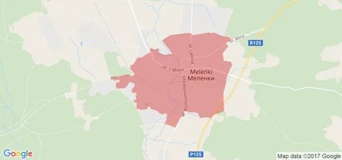 Карта осадок меленки