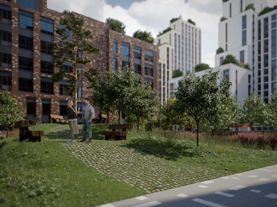 ЖК "CITY PARK" (Сити парк) - купить квартиру от застройщика на Феодосийской, офи