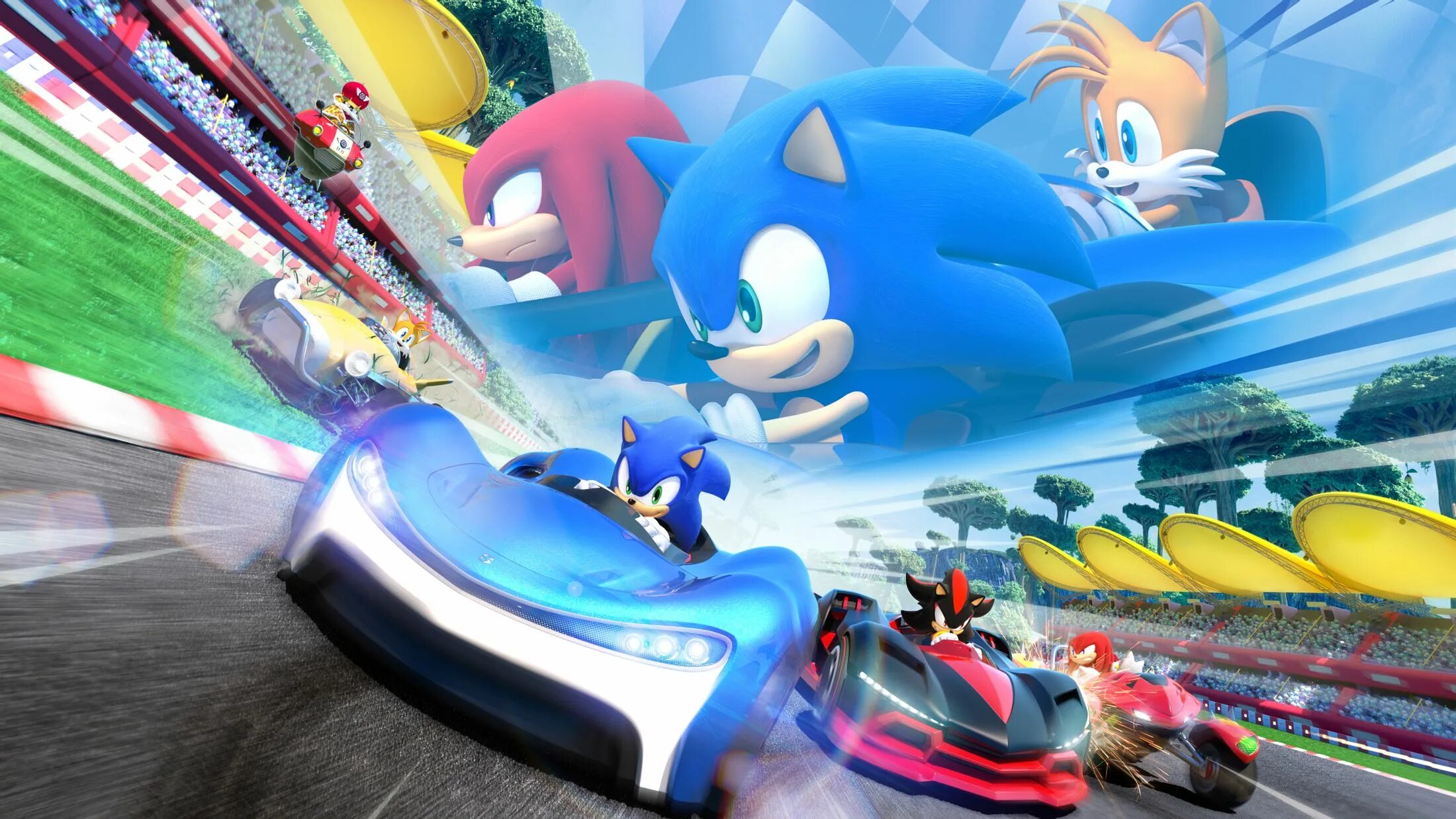 Игры соник на компьютер. Team Sonic Racing (ps4). Team Sonic Racing [Xbox one]. Team Sonic Racing (2019). Sonic гонки ps4.