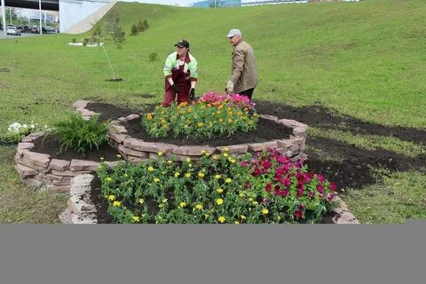 Клумба уфа