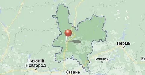 Карта кировской осадки