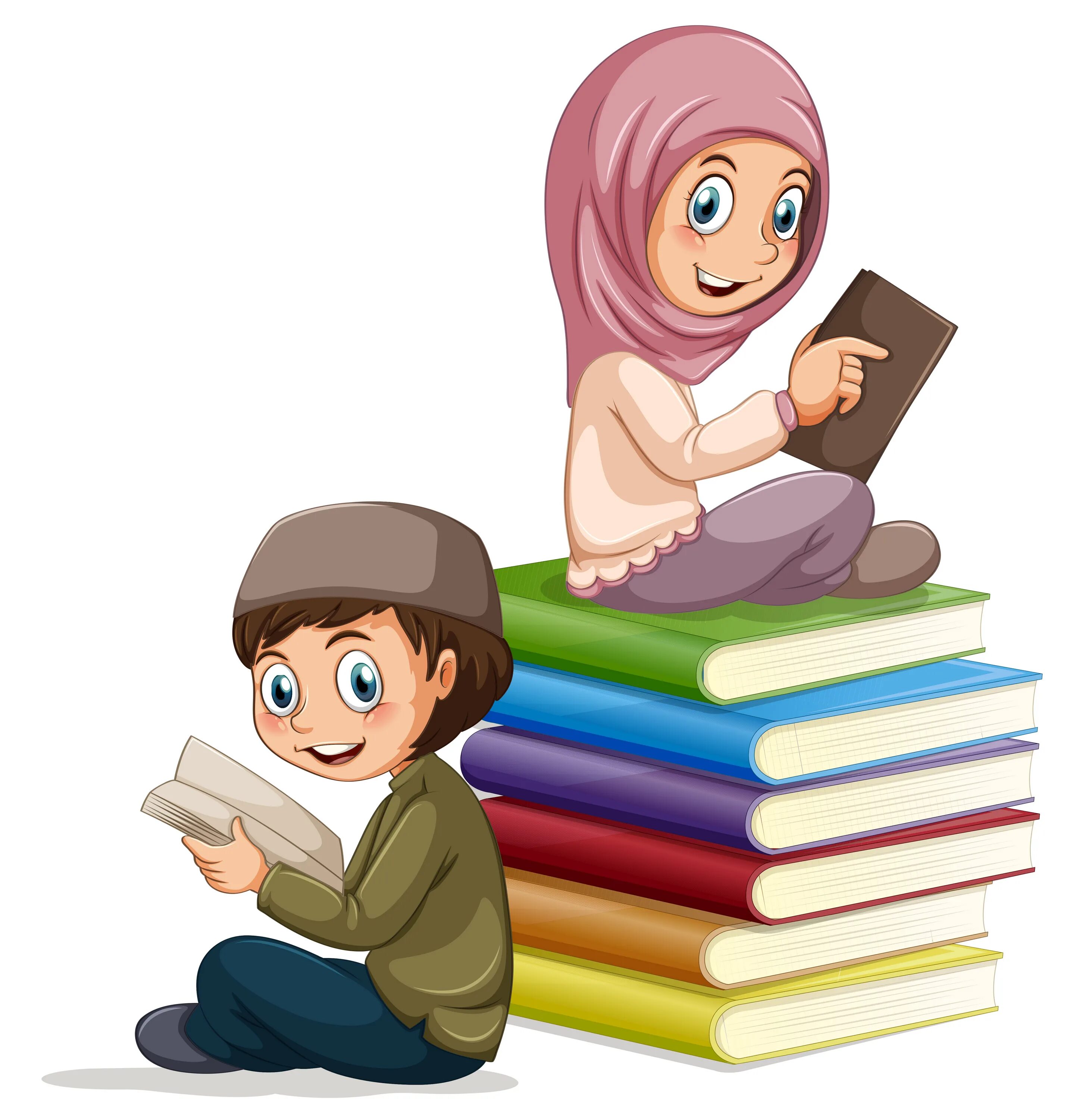Исламские книги читать. Исламские книжки для детей. Исламские книги для детей. Мусульманка с ребенком. Исламский детей с книгой вектор.