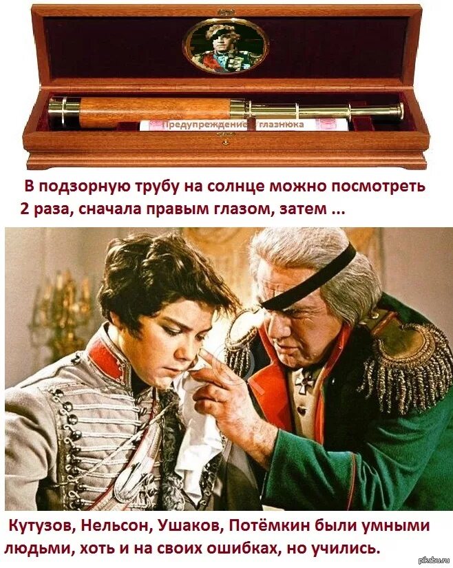 Дурак на своих ошибках умный. Нельсон и кутузов разговор с глазу на глаз. мудрый учится на чужих ошибках. встреча нельсона и кутузова. нельсон и кутузов встречались.