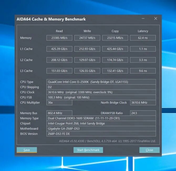 Aida cache. I5 2500 aida64. ddr3 1600 aida64 cache memory. cache memory benchmark. aida 64 cache and memory benchmark ddr3.