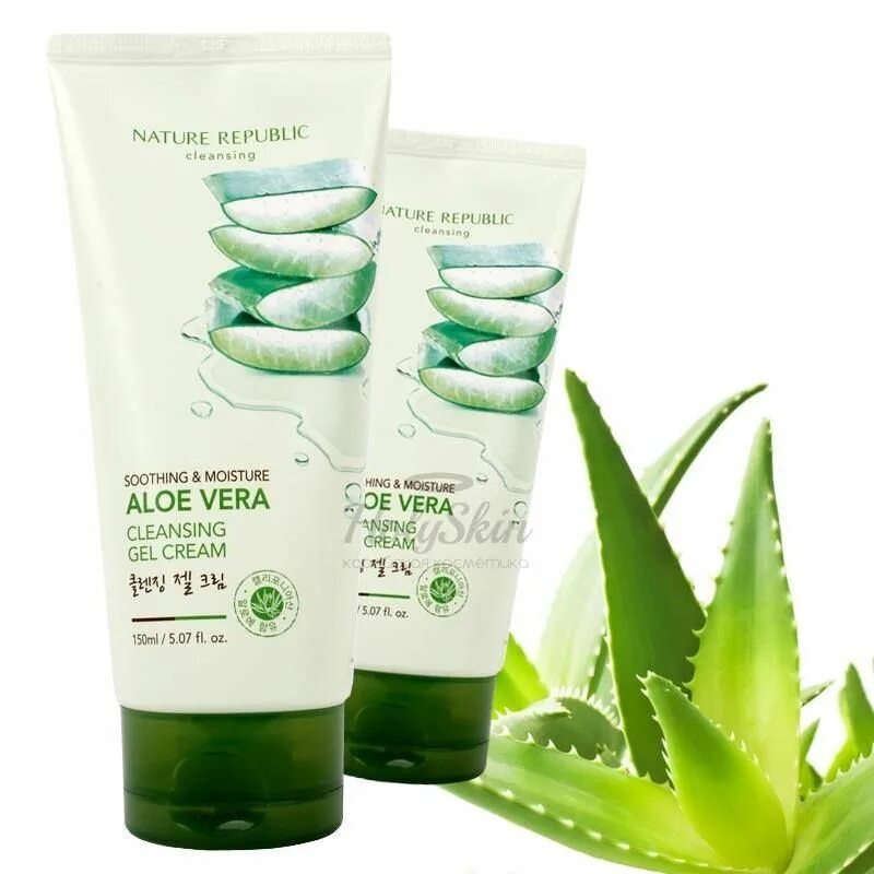 Natural Republic косметика Aloe Vera. CONSLY пенка для умывания с алоэ.