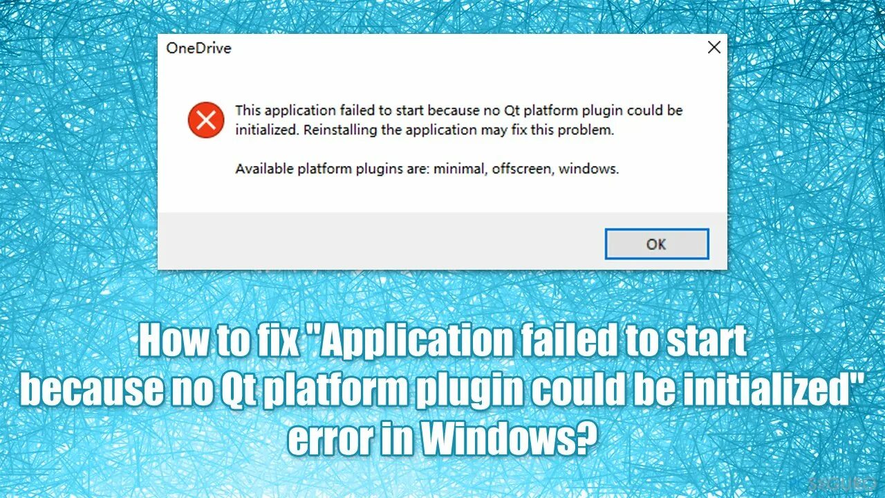 Qt load plugin. This application failed to start because no qt platform plugin. Dllhost this application failed to start because no qt platform plugin could be initialized. This application failed to start because no qt platform plugin could be initialized как исправить. Application failed to Launch.