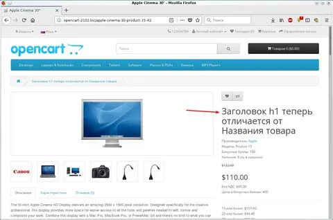 Заголовок h1