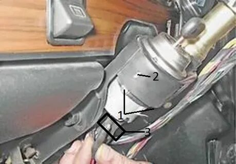 Как снять зажигание ваз 2105