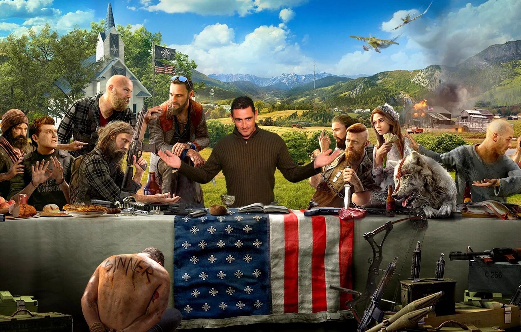 Far Cry 5 Постер. Far Cry 5 (ps4). Фар край 5 геймплей. Блажь фар край 5.