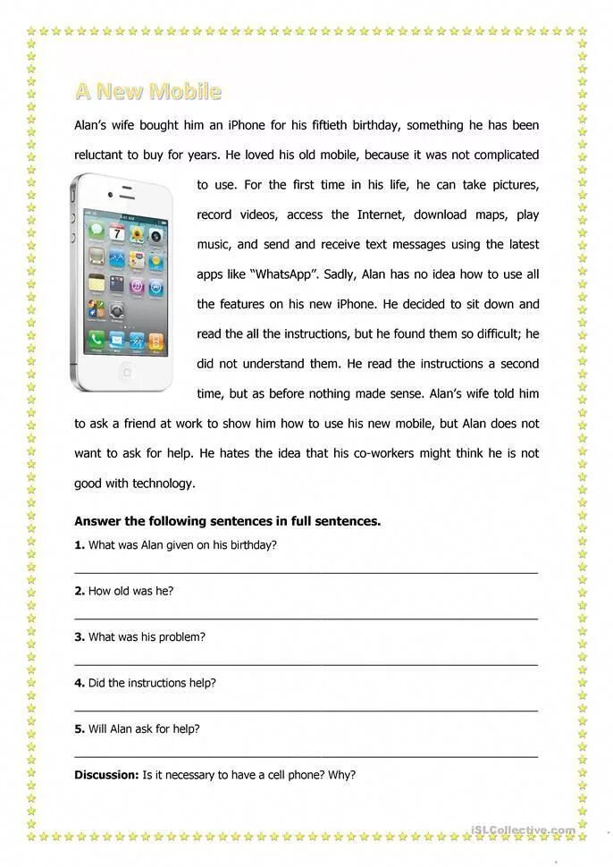 Reading and following instructions. New technologies worksheets. task reading. текст mobile phones. mobile phones worksheets.