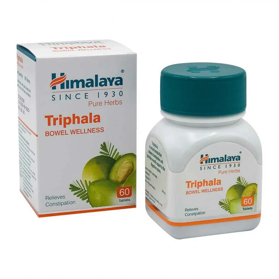 Трифала Гималаи (Triphala Himalaya). Himalaya Herbals Трифала. Трикату для пищеварения Хималая (Trikatu Himalaya Herbals) 60 табл. Трифала купить в москве