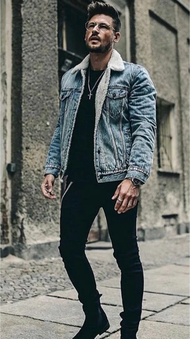 Pin on Perfecto Leather jacket outfit men, Mens outfits, Rock style men