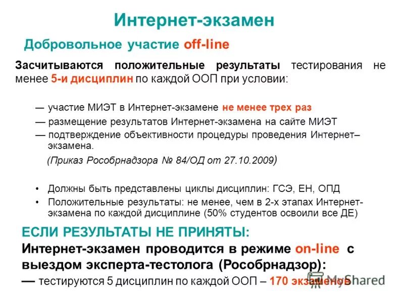 Интернет экзамен. Интернет экзамен