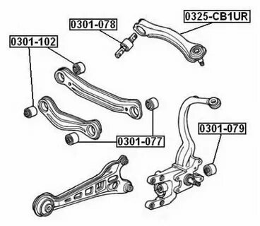 Сайлентблок ASVA Asva 0301077 - купить в интернет-магазине по низкой цене на Янд