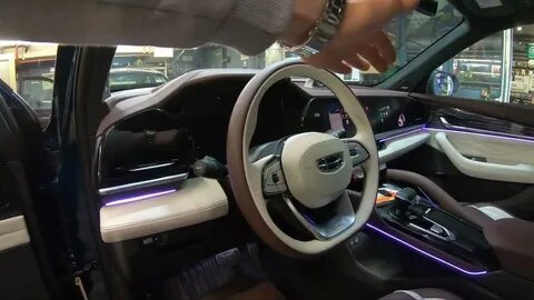 Geely monjaro подсветка салона
