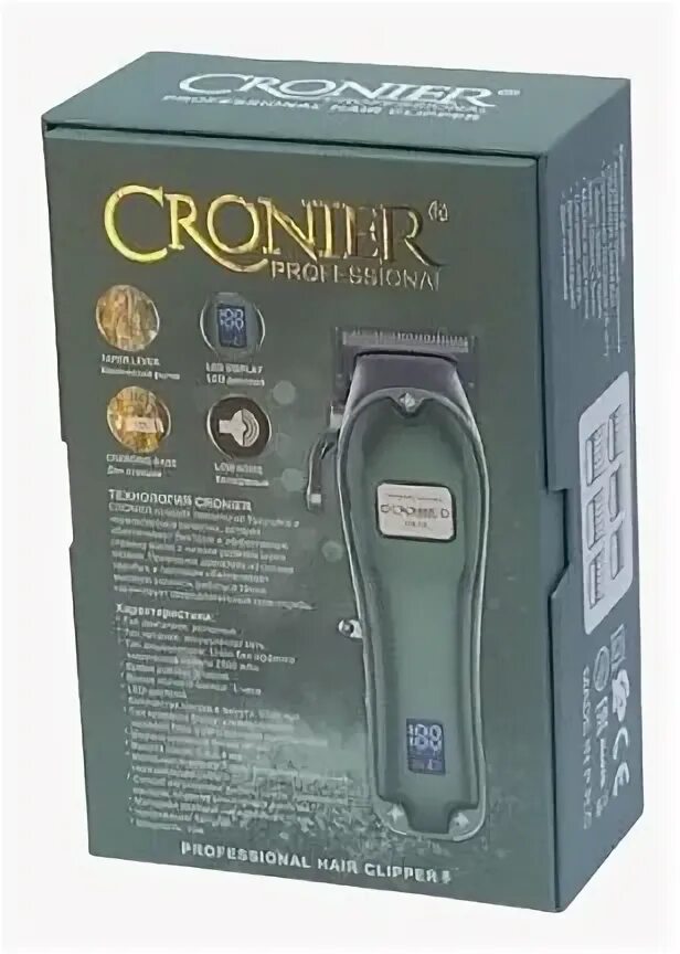 машинка для стрижки cronier cr 12